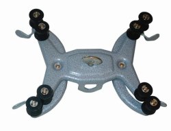Burette roller clamp, steel | Jaw opening mm : 0 ... 30